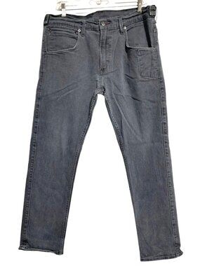 Levis 511 Skinny Fit Jeans Mens Size 38x30 Gray Cotton Blend Stretch Denim